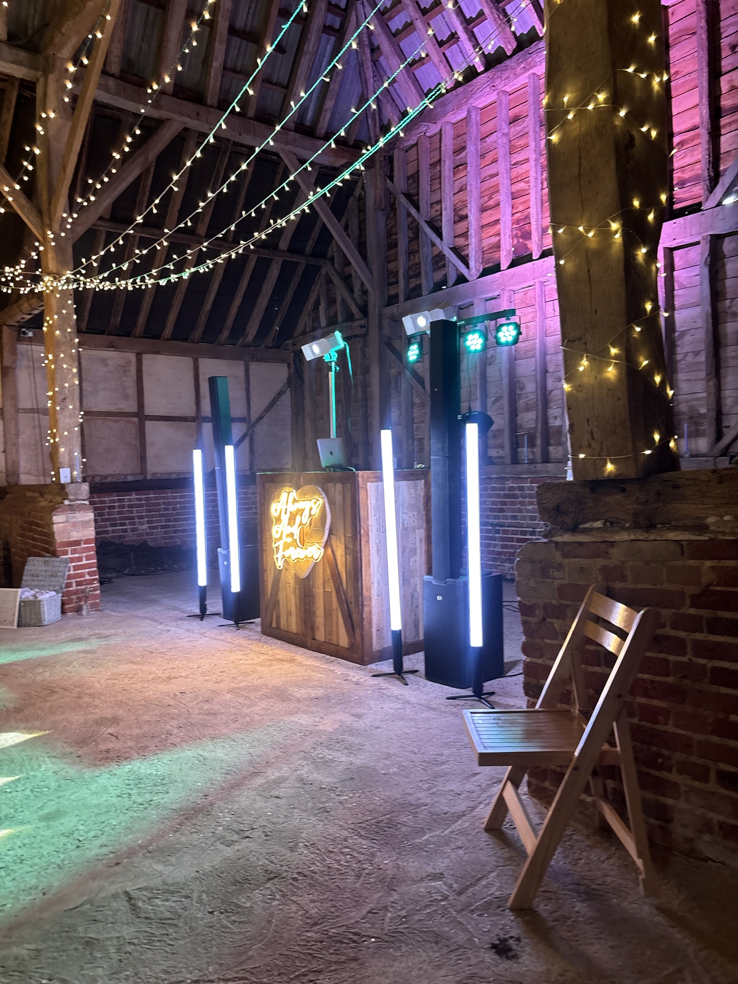 Suffolk rustic wedding Dj